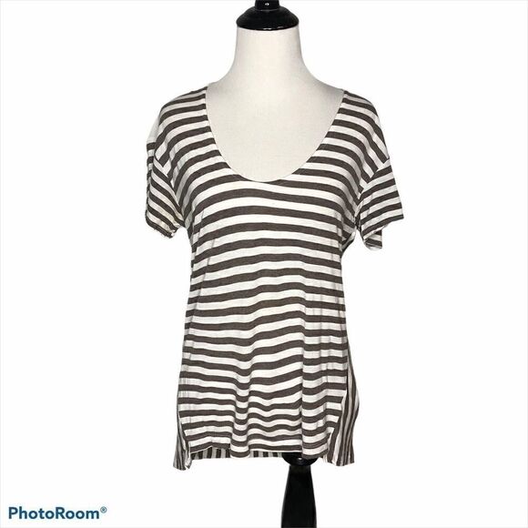 Ella Moss Striped T-shirt EUC XS - Picture 1 of 7